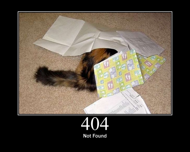 404 - not found