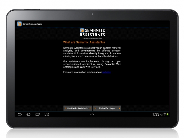 Semantic Assistants Android App