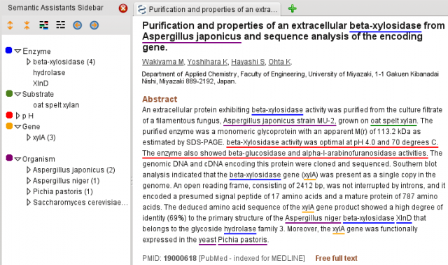 OrganismTagger in Firefox